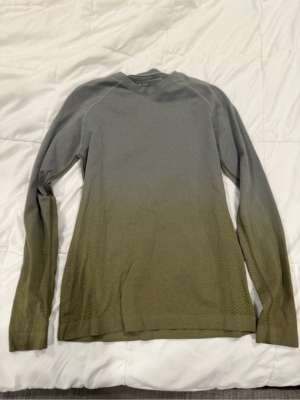 Seamless Ombre Long Sleeve Top